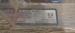 CGA/AFA 9.2 NM+ 1989 TOYBIZ THE JOKER BATMAN MOVIE SERIES FIGURE PARTED HAIR