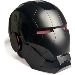 US Iron Man MK5 Black 1:1 Helmet Wearable Voice-control Open&Close Cosplay Boxed