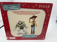 DISNEY 100 RETRO REIMAGINED BUZZ LIGHTYEAR & WOODY 2 PACK ACTION FIGURES MINTY