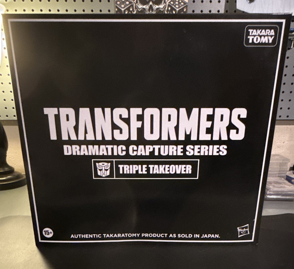 Takara Tomy Transformers Dramatic Capture Series Triple Takeover Set 15+