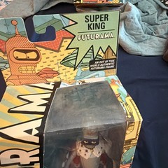 Futurama Toynami Figure Bender Super King Wow!!! No Santa Robot Build A Bot
