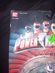 Power Rangers Turbo Blue Senturion Quick Draw Action Figure NEW Vtg 1997 Bandai