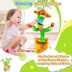 Interactive Singing & Mimicking Cactus Toy – Perfect Baby Gift for All Occasions