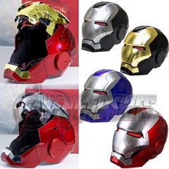 AUTOKING Iron Man MK5 Helmet Voice-control Mask for Kids Children’s Day Gift US