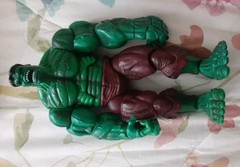 ToyBiz Gamma Punch Hulk 2004 Fully Jointed Marvel Action Figure Green Purple