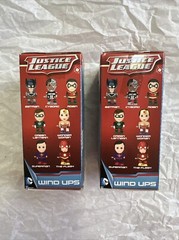 DC Comics Justice League Superman & Wonder Woman Wind Ups Figure Set NEW