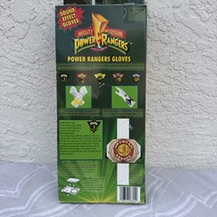 Vintage Black Ranger Gloves Mighty Morphin Power Rangers 1994 Bandai w/Box