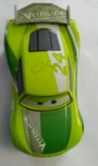 Disney Pixar Chase Racelott VITOLINE #24 Pull Back & Go Car Diecast 1:43. 48