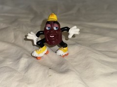 Set Of 7 Miniature Poseable California Raisins Figures 1988 Promotional