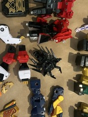 Power Rangers Super Samurai Megazord Lot Bandai Zord Builder Gigazord Parts