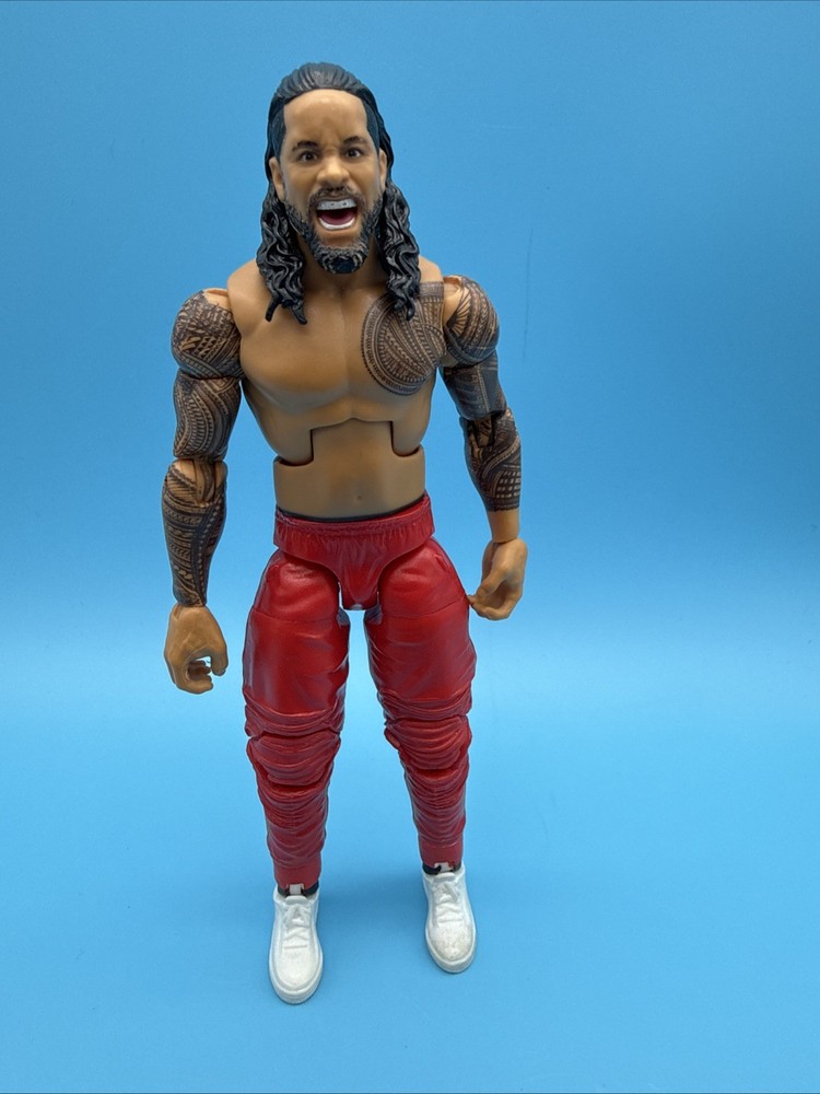 WWE Jimmy Uso Elite 64 Mattel Wrestling Action Figure Bloodline