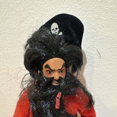 Vintage Pirates Of The Caribbean 1968 Mattel Blackbeard Doll