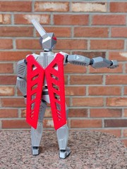 10 Inch Custom Articulated Toy Robots | Gold or Silver