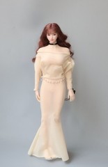1/6 Female Ultra-thin Ice Silk Stretch Bodycon Skirt Fit 12″ PH Action Figure