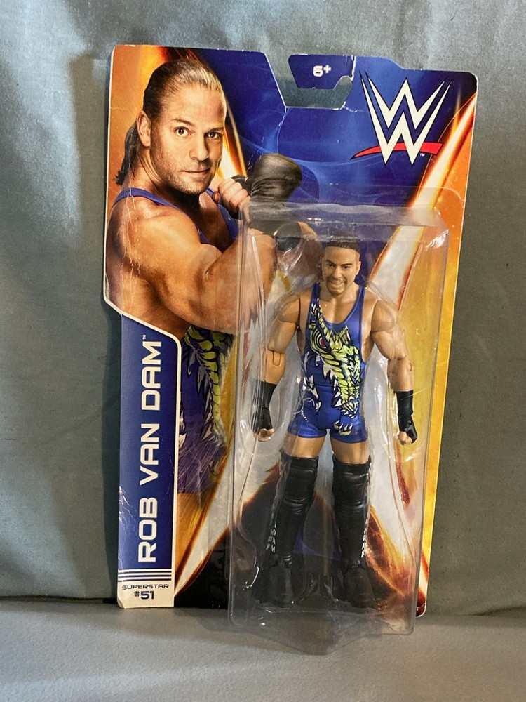 Mattel WWE Basic Series 51 Rob Van Dam RVD Wrestling Figure 2014