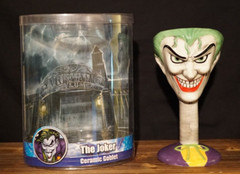 DC COMICS The Joker Ceramic Goblet Wine Drinking Glass Monogram International