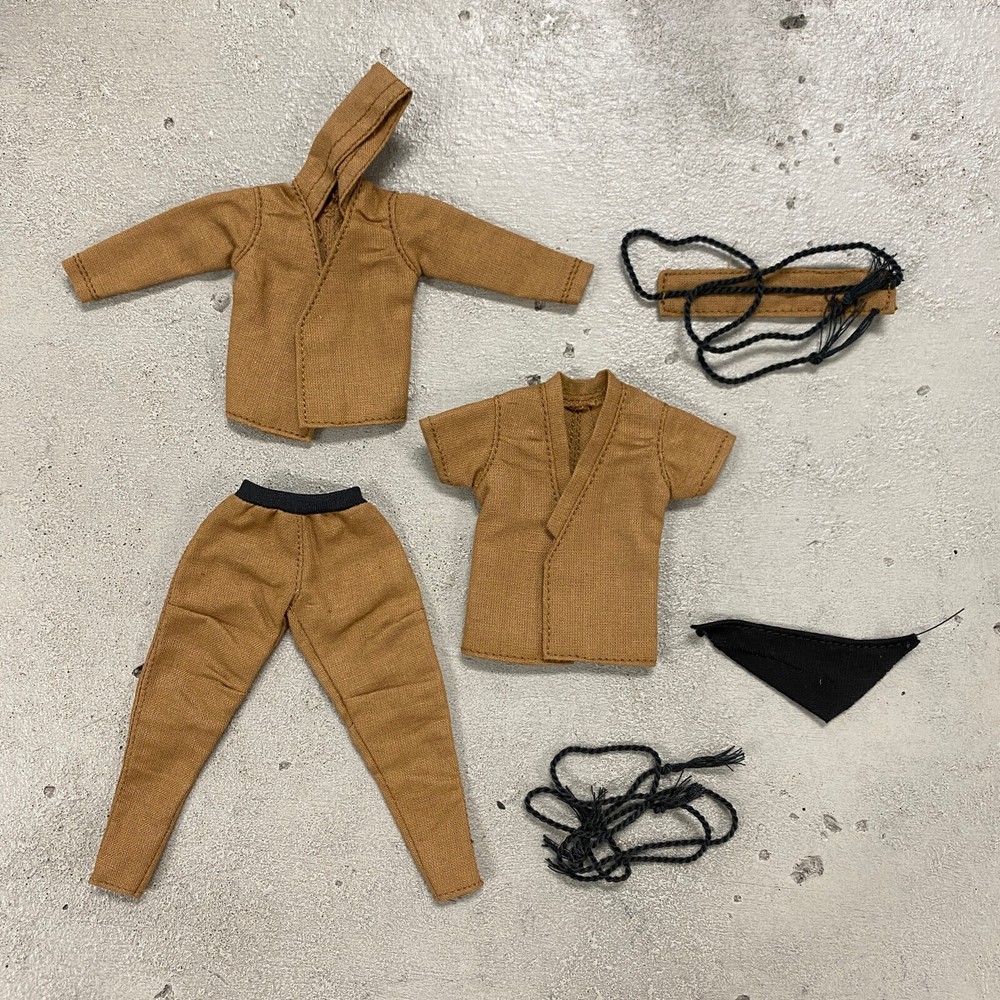 VD-NIN-BN: 1/12 Ninja outfit for Mezco MixMax Nota 6″ slim body – Brown