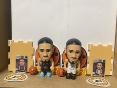 Tyrese Haliburton Pacer ZURU NBA Ballers Figures White Home Blue Away Jersey