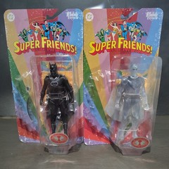 McFarlane Super Friends Crystallized Superman & Phantom Zone Batman Red Plat.