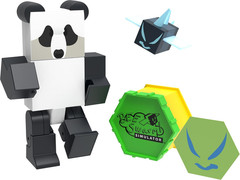 Panda Bear Action Figure Pack W/Mystery Bee & Honeycomb Case (5” Articulated Fig