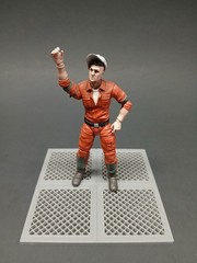 4″x4″ FLOOR TILE GRATE DIORAMA PART 1:18 3.75″ Figure STAR WARS 3d print modular