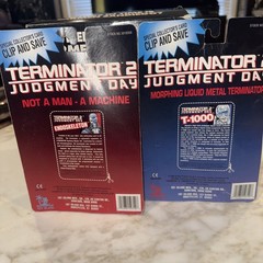 VTG 1995 Terminator 2 Judgement Day Action Figure – T-1000 & Endoskeleton – New!