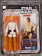 Signed Mark Hamill Luke Skywalker STAR WARS Kenner Action Figure Toy Auto PSA