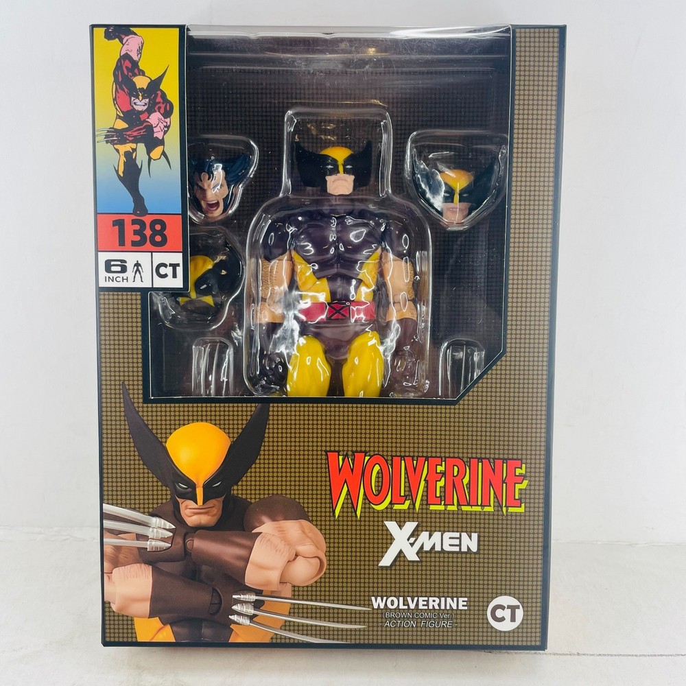 Wolverine X-Men Brown Comic Version w/Accessory 6″ Action Figure CT Toys #138