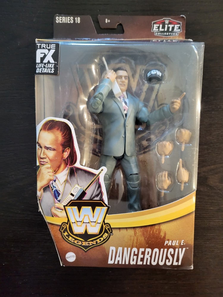 Paul E. Dangerously 6″ WWE SERIES Legends Elite Collection Mattel NEW #2