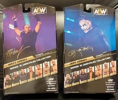 AEW Unrivaled Matt & Jeff The Hardy Boys Set Series 16 #156 & #157 Hardyz Figure
