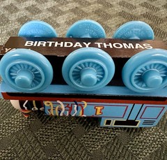 Thomas & Friends Birthday Party Wooden Train Engine Toy 2012