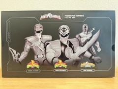 Power Rangers Fighting Spirit Set NYCC Exclusive Green/White/Red NIB