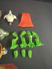 DC Direct Superman LexCorp Accessories Parts Lot Cape Kryptonite Armor
