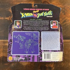 Video Game Super Stars Cyclops vs M. Bison (X-Men 1997 box is damage