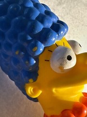 20th Century Fox The Simpsons Marge Plush/Plastic Figures LOT of 2 VTG 1990