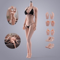 ANT AB001W 1:6 Female Large Bust Breast Body 12in Pale Skin Seamless Figure Toys