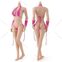 JIAOU DOLL JOQ-10D 1/6 Flexible Female Seamless Large Breast Body 12″ Figure