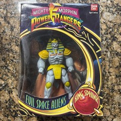 1993 Mighty Morphin Power Ranger Evil Space Aliens King Sphinx USED