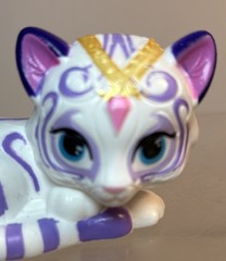 Nickelodeon Shimmer & Shine Nahal White Tiger Figure 3″ PVC Toy Made Indonesia