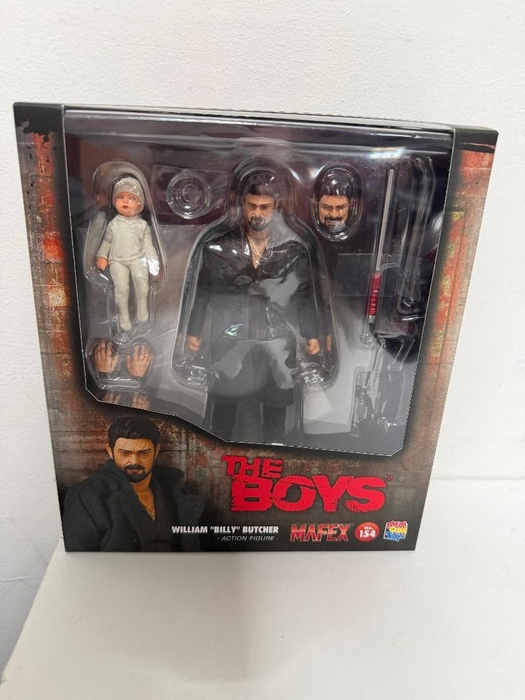 OFFICIAL MEDICOM TOY MAFEX No.154 WILLIAM BILLY BUTCHER THE BOYS (US SELLER)