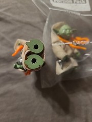 VINTAGE 1980 STAR WARS V: EMPIRE STRIKES BACK YODA + White Eyes/Snake No CANES