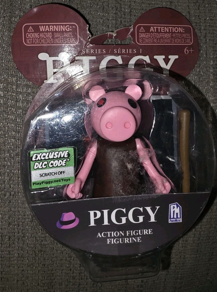 NIP Phatmojo Piggy Series 1 PIGGY Figure With DLC Code Roblox Damaged Packaging