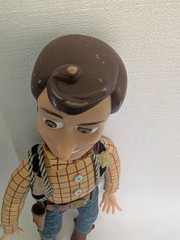 Vintage Disney Pixar Thinkway Toy Story Woody Pull String Doll 15” DOESNT WORK