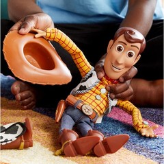 Toy Story 5 Ultimate Action Woody Figure, Simple & Animated Mode, 16 Posable