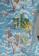 Masters Of The Universe Vintage Throw Blanket Mattel MOTU USA 88” X 63” Inches