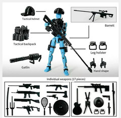 Dummy13 Special Forces Action Figure 3D Printed Military Soldier Model Toy Boys