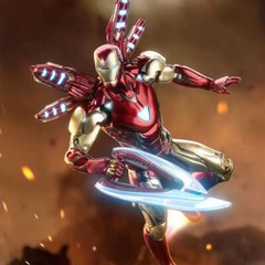 HiPlay ZD Toys Anniversary Series: Iron Man Illuminated Edition Action Figure