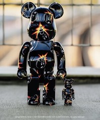 The Hundreds 400% and 100% Adam Bomb Be@brick DesignerCon Exclusive. In Hand.