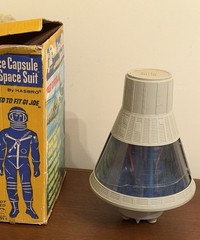 1966 G.I Joe Space Capsule and Box No Space Suite Please See Photos Description