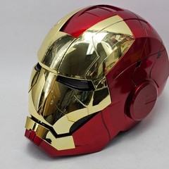 Autoking Iron Man Hero Helmet MK 5 1:1 Voice Touch Remote Control Sounds Effects